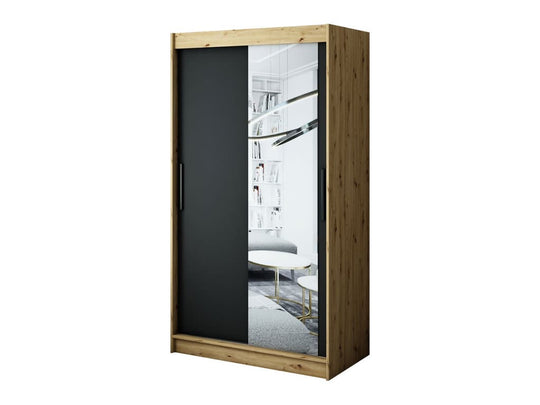 Leto T2 Sliding Door Wardrobe 120cm