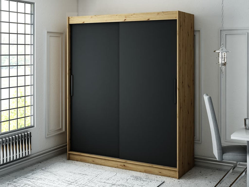 Leto T Sliding Door Wardrobe 180cm