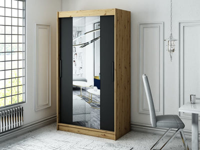 Leto T1 Sliding Door Wardrobe 120cm