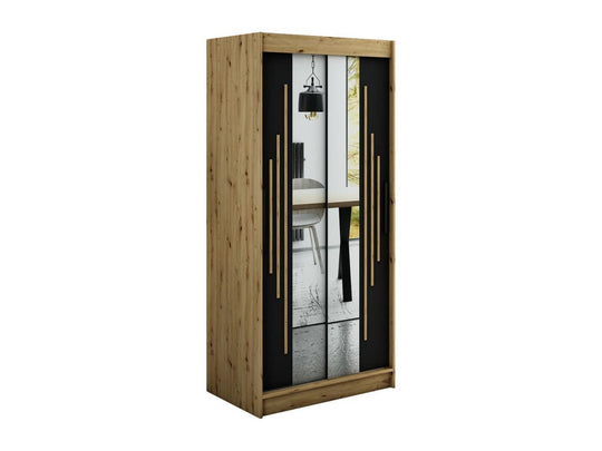 Leto Y1 Sliding Door Wardrobe 100cm
