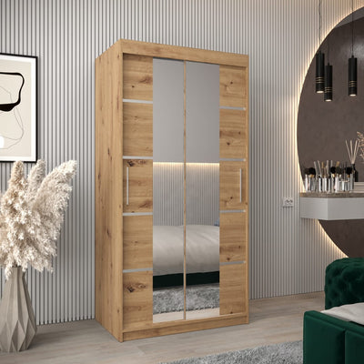 Verona 04 Sliding Door Wardrobe 100cm