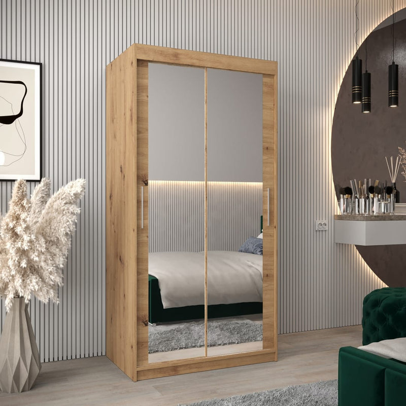 Tokyo III Sliding Door Wardrobe 100cm