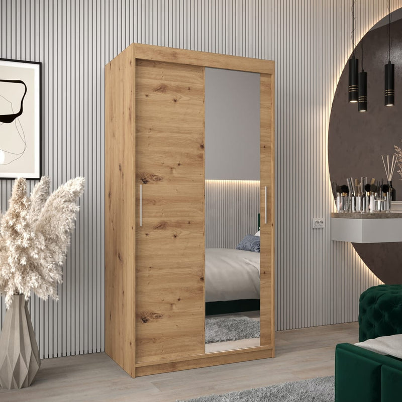 Tokyo II Sliding Door Wardrobe 100cm