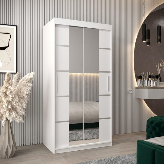 Verona 04 Sliding Door Wardrobe 100cm