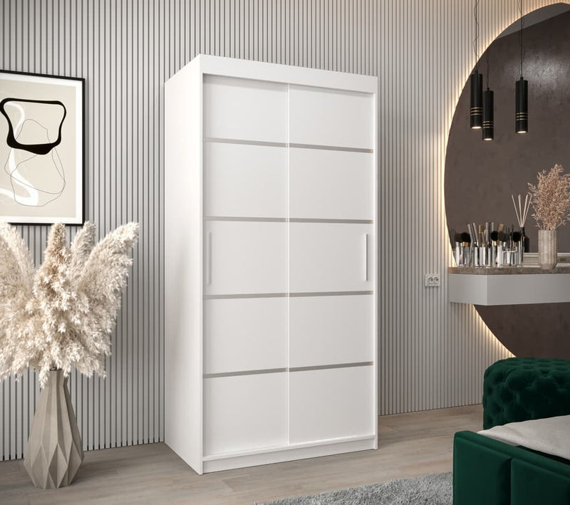 Verona 01 Sliding Door Wardrobe 100cm