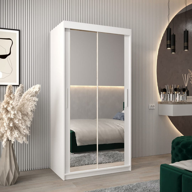 Tokyo III Sliding Door Wardrobe 100cm