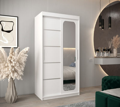 Uppsala V2 Sliding Door Wardrobe 100cm