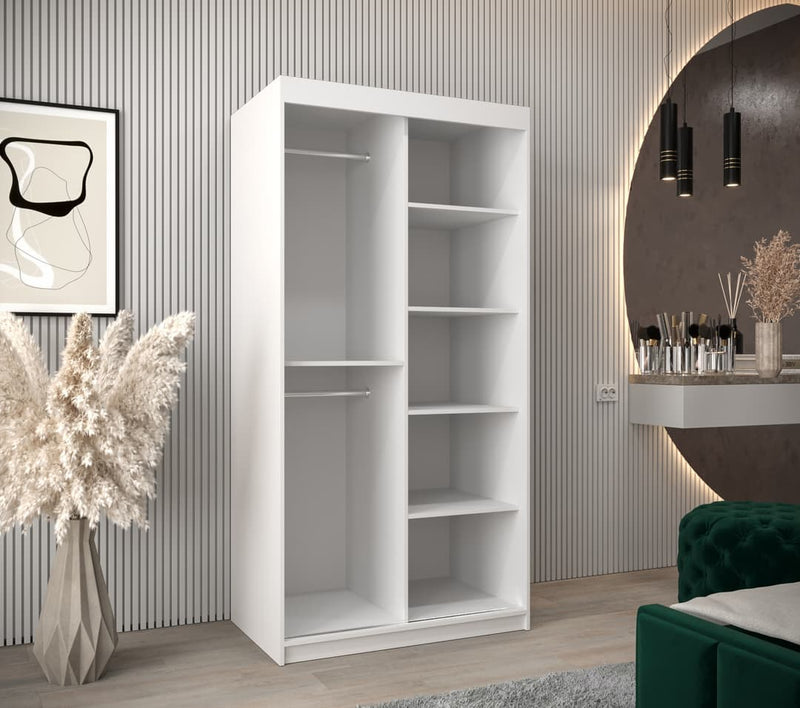 Parma II Sliding Door Wardrobe 100cm