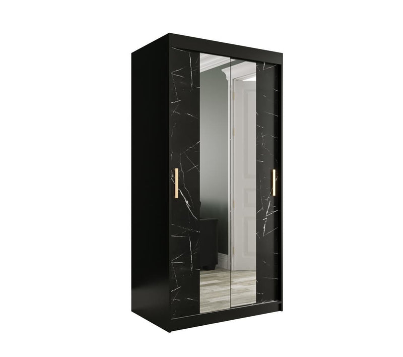 Geneva T1 Sliding Door Wardrobe 100cm