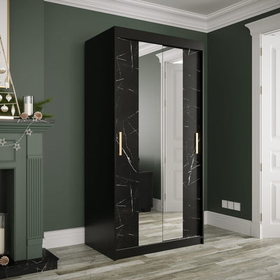 Geneva T1 Sliding Door Wardrobe 100cm