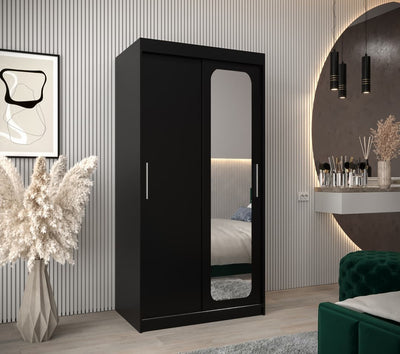 Uppsala T2 Sliding Door Wardrobe 100cm