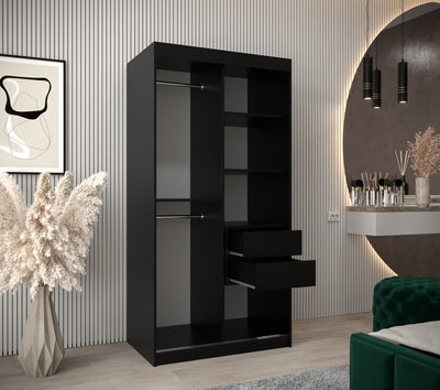 Verona 01 Sliding Door Wardrobe 100cm