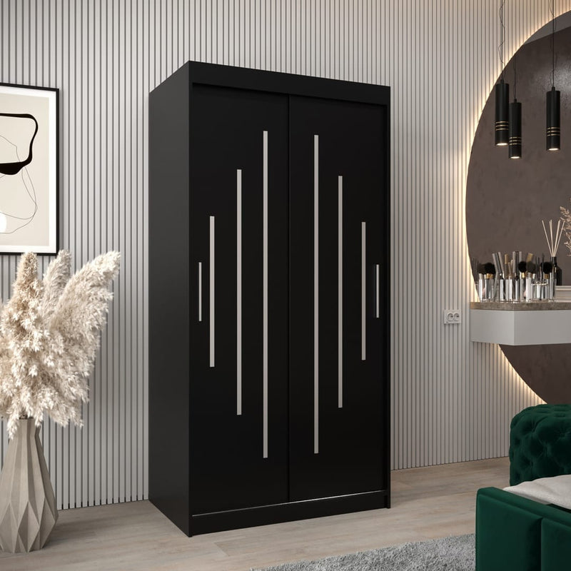 York Sliding Door Wardrobe 100cm