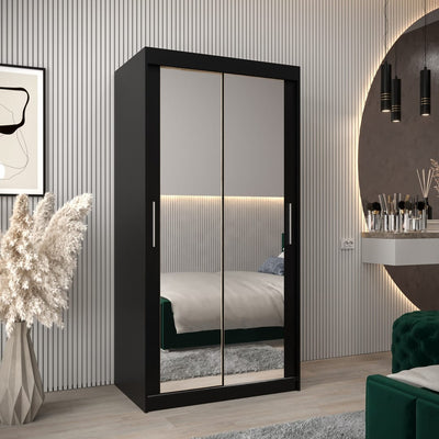 Tokyo III Sliding Door Wardrobe 100cm