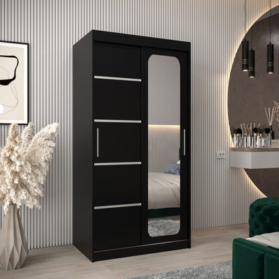 Uppsala V2 Sliding Door Wardrobe 100cm