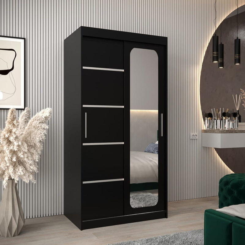 Uppsala V2 Sliding Door Wardrobe 100cm
