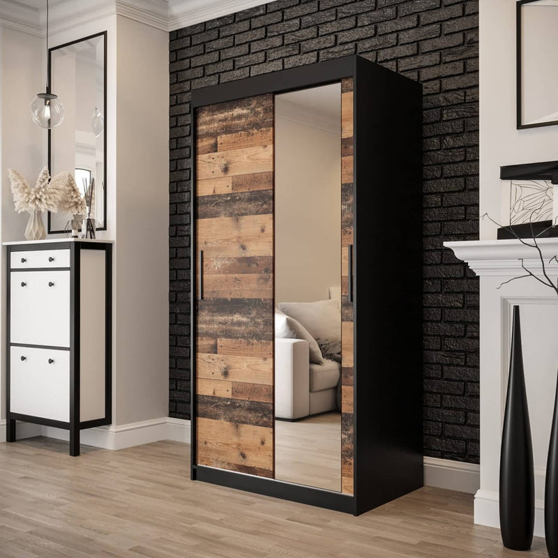 Tilburg II Sliding Door Wardrobe 100cm
