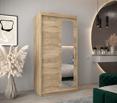 Uppsala T2 Sliding Door Wardrobe 100cm