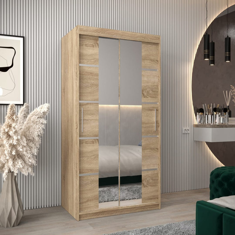 Verona 04 Sliding Door Wardrobe 100cm