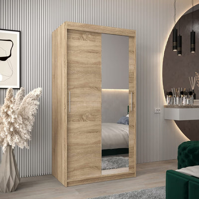Tokyo II Sliding Door Wardrobe 100cm