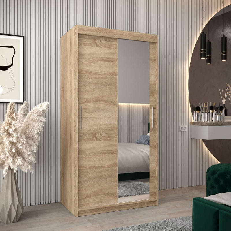 Tokyo II Sliding Door Wardrobe 100cm