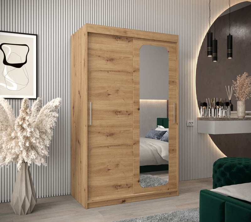 Uppsala T2 Sliding Door Wardrobe 120cm