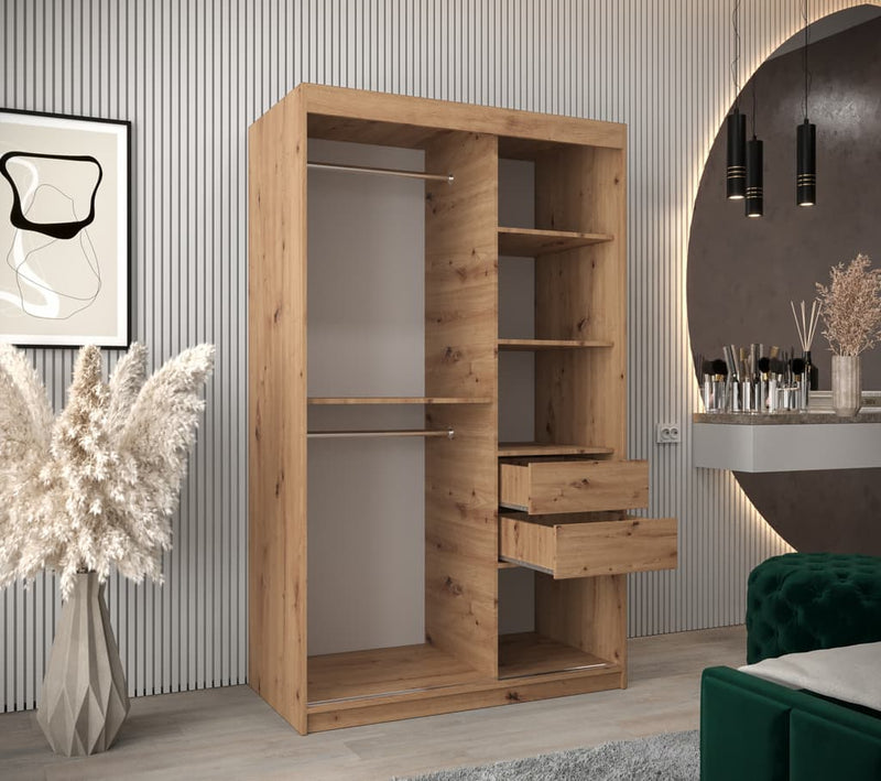 Verona 04 Sliding Door Wardrobe 120cm