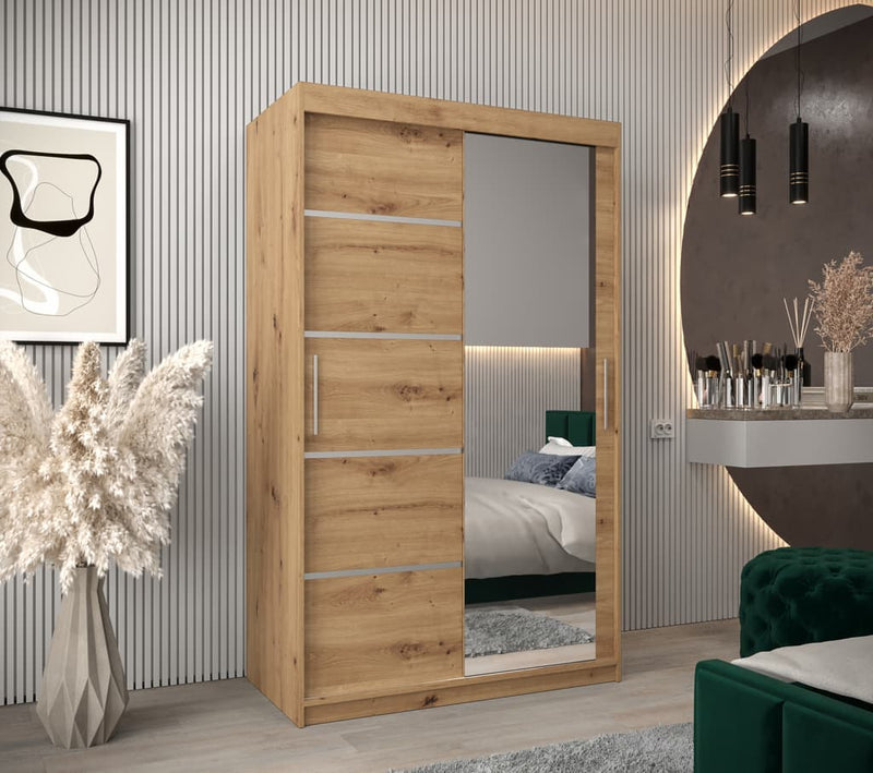 Verona 02 Sliding Door Wardrobe 120cm