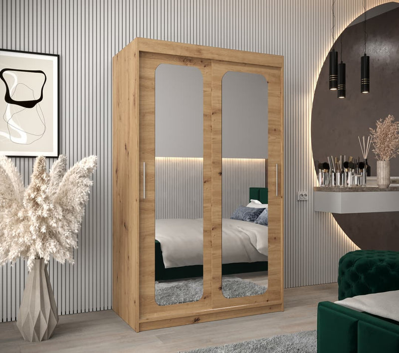 Uppsala T3 Sliding Door Wardrobe 120cm