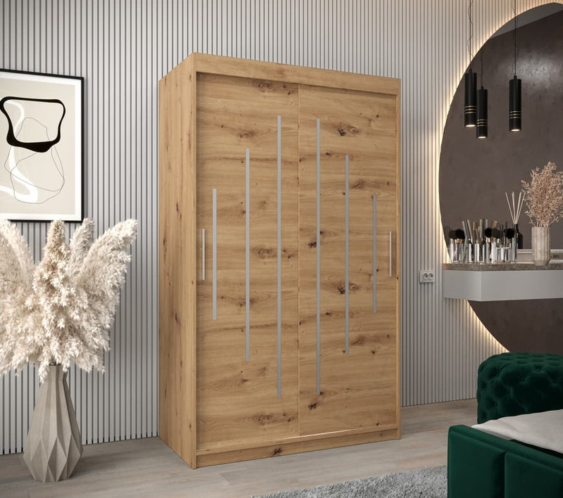 York Sliding Door Wardrobe 120cm