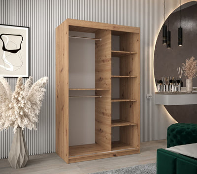 Uppsala V2 Sliding Door Wardrobe 120cm