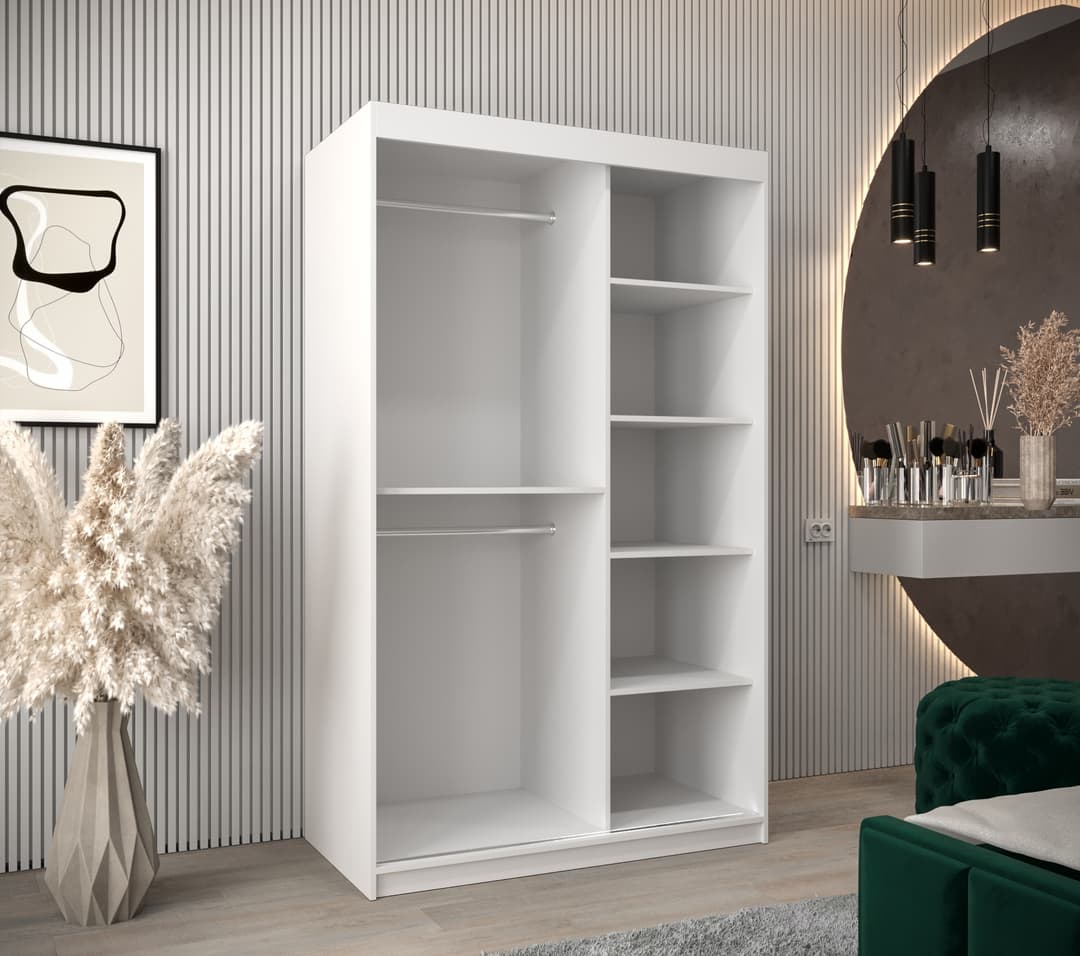 Tokyo II Sliding Door Wardrobe 120cm – Arthauss Furniture