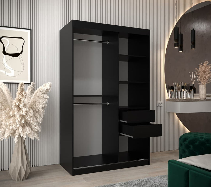 Larvik III Sliding Door Wardrobe 120cm