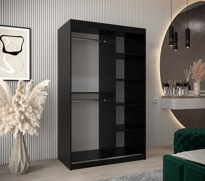 Flutes II Sliding Door Wardrobe 120cm