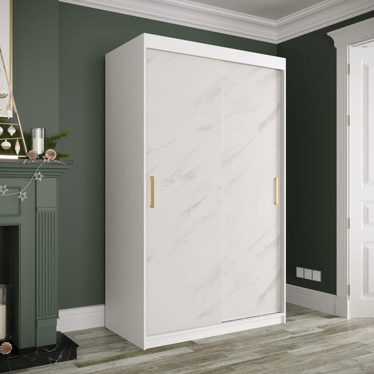 Geneva T Sliding Door Wardrobe 120cm