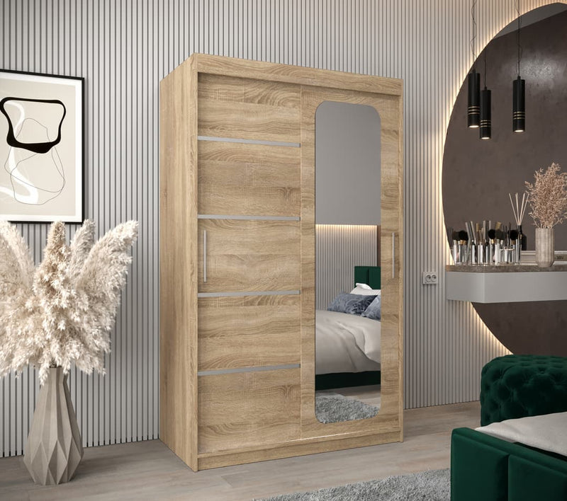 Uppsala V2 Sliding Door Wardrobe 120cm