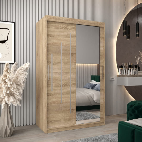 York II Sliding Door Wardrobe 120cm