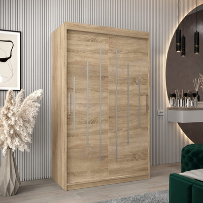 York Sliding Door Wardrobe 120cm