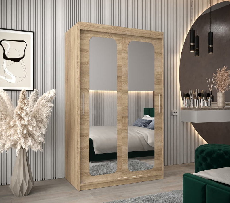 Uppsala T3 Sliding Door Wardrobe 120cm