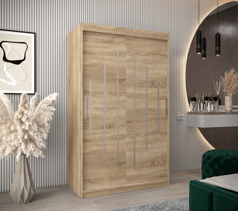 York Sliding Door Wardrobe 120cm