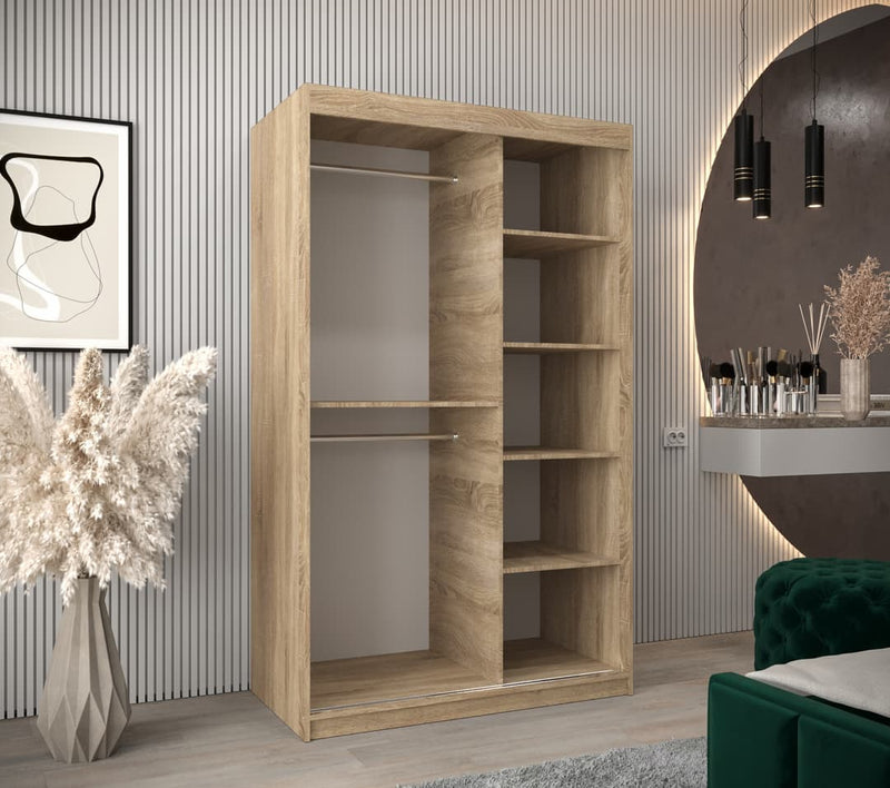 Roma II Sliding Door Wardrobe 120cm