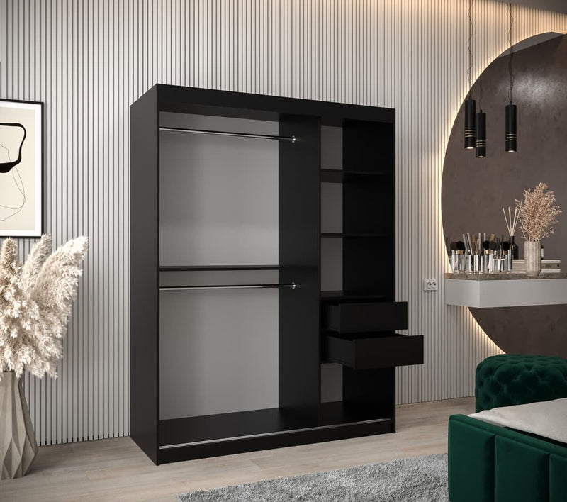 Rena II Sliding Door Wardrobe 150cm