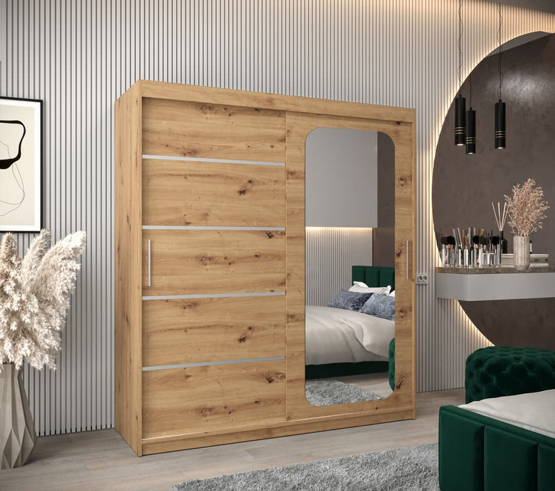 Uppsala V2 Sliding Door Wardrobe 180cm