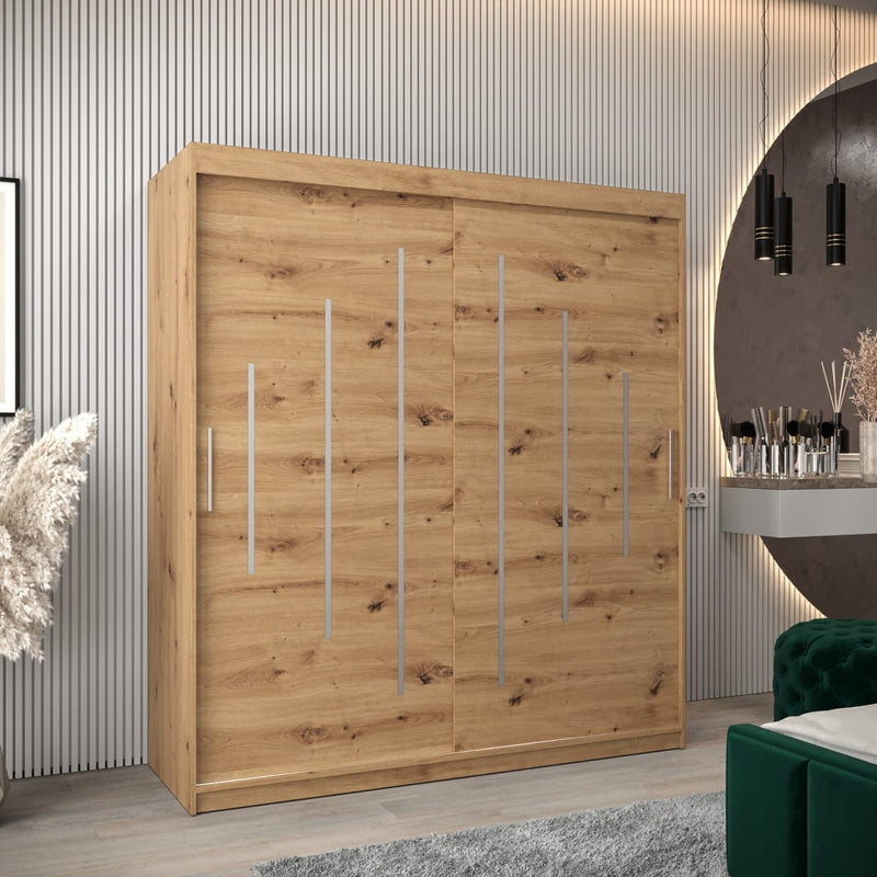 York Sliding Door Wardrobe 180cm