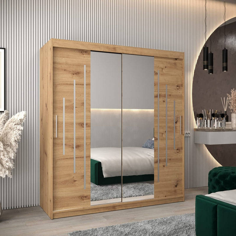 York I Sliding Door Wardrobe 180cm