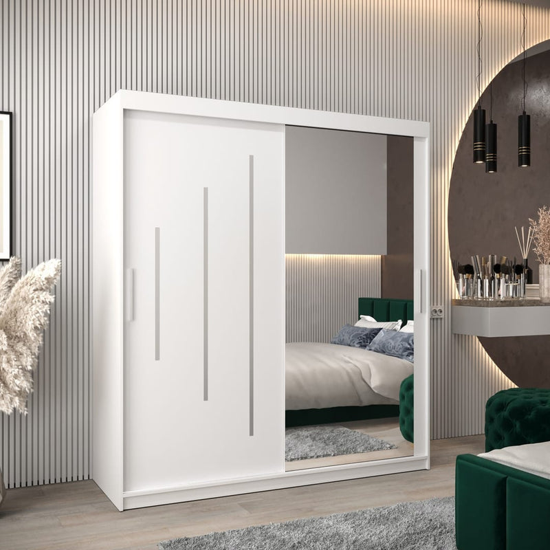 York II Sliding Door Wardrobe 180cm