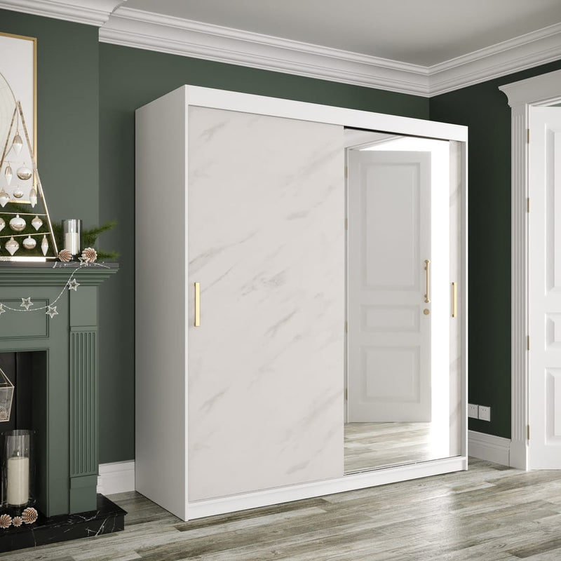 Geneva T2 Sliding Door Wardrobe 180cm