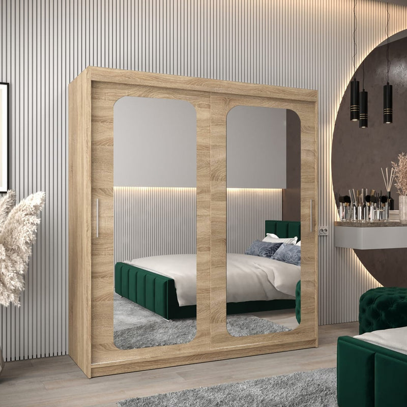 Uppsala T3 Sliding Door Wardrobe 180cm