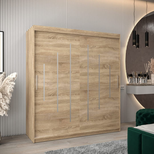 York Sliding Door Wardrobe 180cm