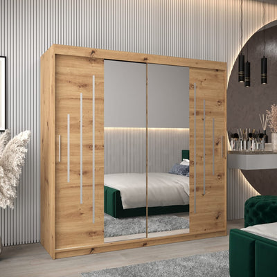 York I Sliding Door Wardrobe 200cm